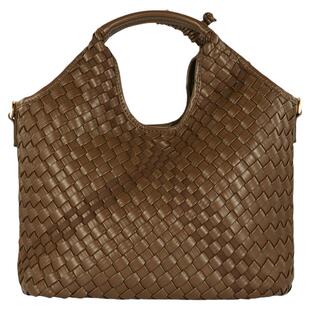 Riotlily/艾特里里编织格调系列橄榄棕单肩包送女友2026新年礼物