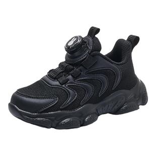 Miffy米菲童鞋女童鞋子2025秋冬新款黑色儿童运动鞋加绒保暖潮鞋