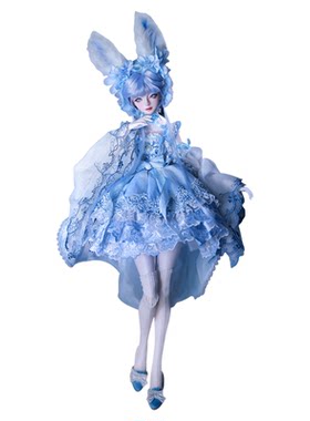 正品bjd潮玩四分女娃小骆
