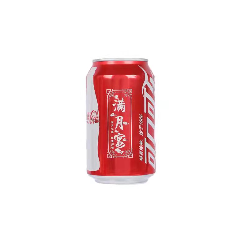 女神节可乐刻字定制创意玩偶礼盒碳酸饮料