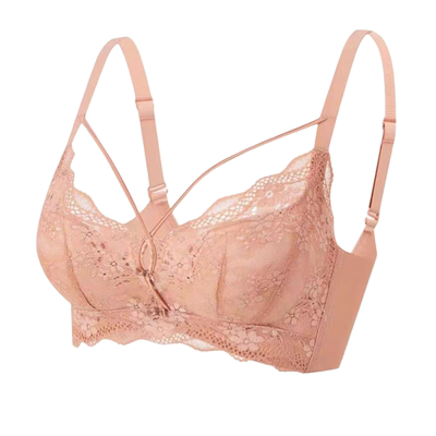 品牌文胸罩8367中厚AB杯乳胶无钢圈小胸聚拢侧收调整型无磁内衣