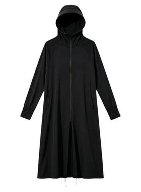 女士夏季薄款透气长款显瘦防晒衣