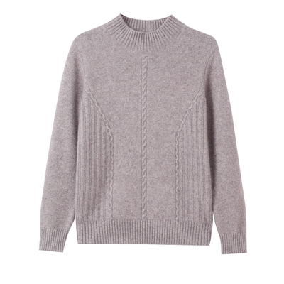 恒源祥100%纯羊毛衫加厚保暖毛衣