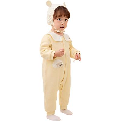 巴拉巴拉宝宝夹棉连体衣加厚衣服