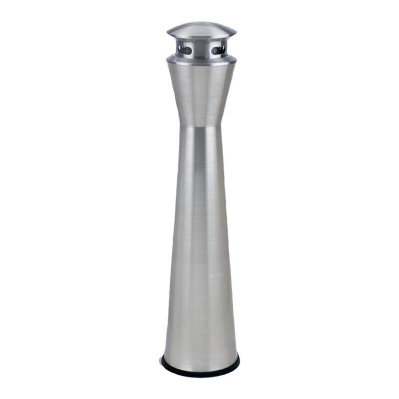 户外立式不锈钢烟灰柱落地烟灰缸桶公共吸烟室外灭烟桶烟蒂收集筒