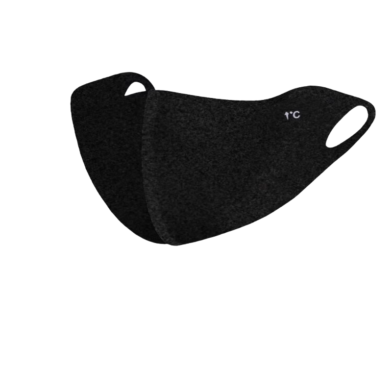 2025新款秋冬双面德绒保暖口罩女高颜值防风寒透气护眼角骑行面罩