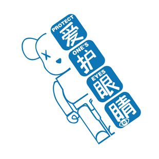 网红打卡眼镜科店墙面装饰画形象文化广告视光海报宣传收银台背景