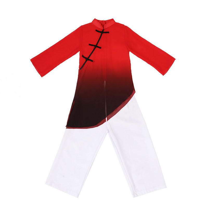 幼儿园儿童古典舞书童男童女演出合唱服中国风万疆舞蹈服雪纺纱衣