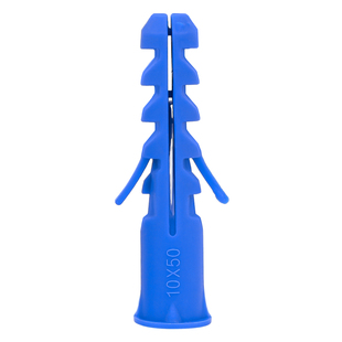 沪心蓝色尼龙膨胀管胀塞胶塞锚栓胀钉墙塞膨胀螺丝配螺钉M6M8M10