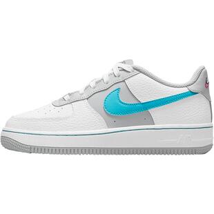 Nike/耐克正品AIR FORCE 1（GS）女子大童经典板鞋DQ5085-111