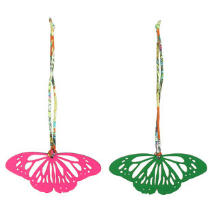 适用于爱马仕蝴蝶挂件大象小马挂饰流苏菜篮子女包吊饰汽车钥匙扣