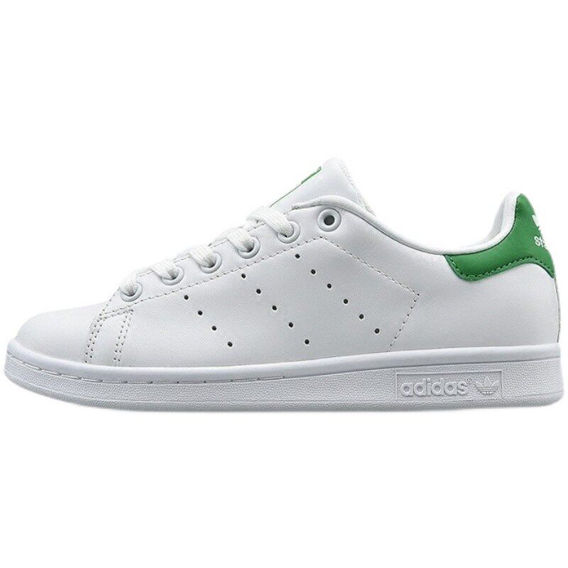 Adidas 三叶草 Stan Smith史密斯蓝绿尾男女鞋小白鞋情侣休闲板鞋
