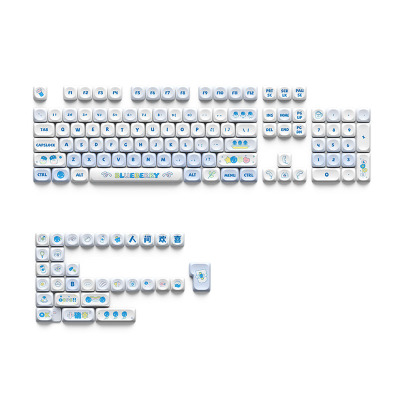 新盟PBT五面热升华MOA高度键帽