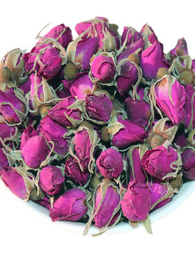 精选平阴玫瑰花茶500g低温紫色