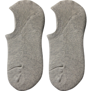 毛巾袜冬季浅口船袜潮吸汗毛巾底短袜黑白色冬天纯棉加厚男士袜子