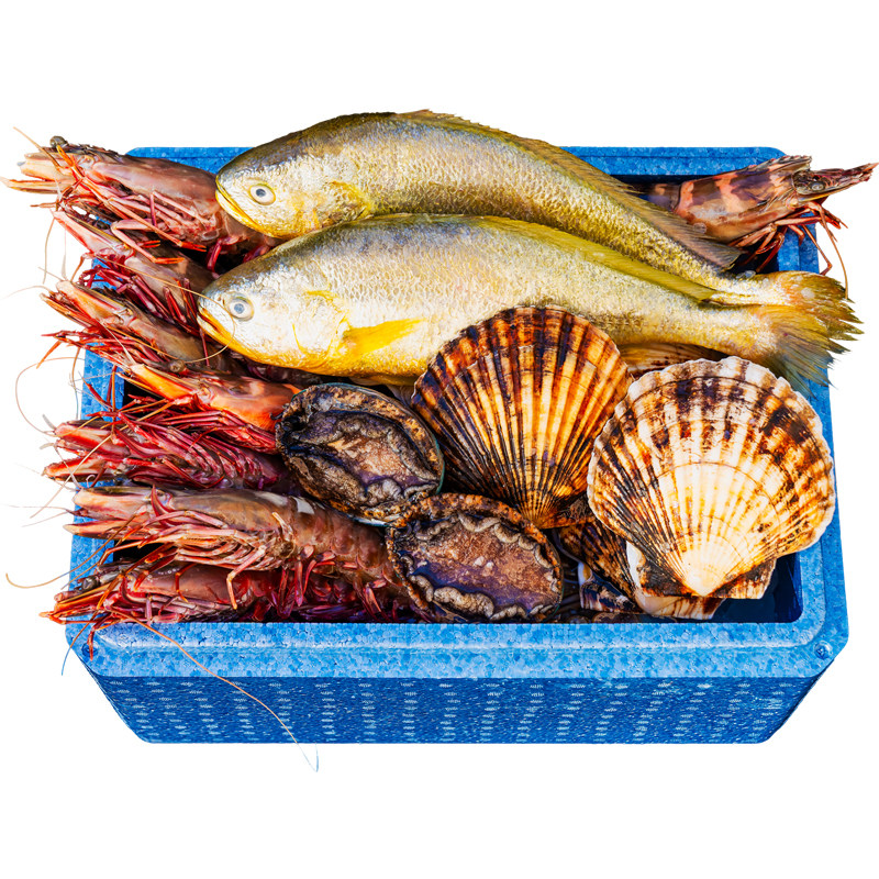 刘清大连高端海鲜大礼包9kg