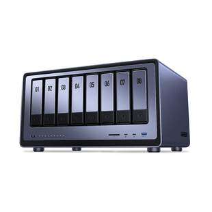 绿联DXP8800Pro智能Ai私有云NAS超旗舰八盘位NAS网络存储个人云硬盘家庭服务器双万兆网口AI相册 团队办公