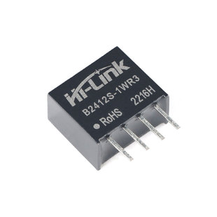 原装正品HLK-B2412S-1WR3 DC-DC隔离电源模块24V转12V 短路保护