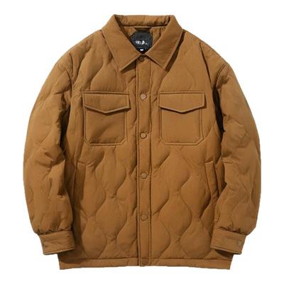 男士休闲短款羽绒服鸭鸭翻领