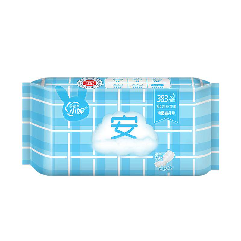 小妮新国标卫生巾干爽日夜用姨妈巾薄透气官方正品