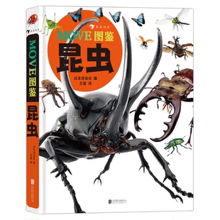 昆虫图鉴MOVE图鉴昆虫日本讲谈社编昆虫大百科全书昆虫百科全书科普儿童版大百科绘本dk昆虫书科普 浪花朵朵正版