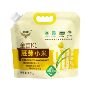 金苗K1胚芽黄小米5斤新米现磨 软糯香甜 口感细腻绵绸