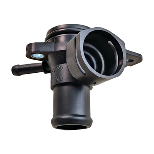 适配大众新帕萨特高6速腾途观CC明锐暖风水管三通接头缸盖三通