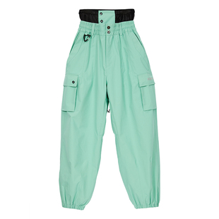 XXXsnow单板滑雪裤女加绒宽松3L防水防风双板男款防雪裤雪地裤子