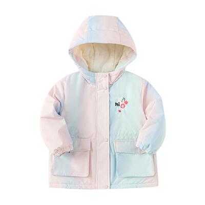 巴拉巴拉女童棉服2024冬季童装