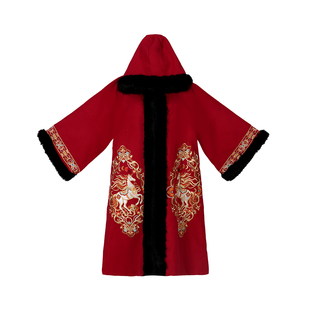 陌南尘_驰岁 原创唐制汉服女2025新款秋冬季加厚斗篷齐胸襦裙古装