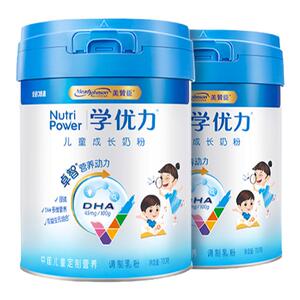 美赞臣学优力卓智4段含DHA儿童成长奶粉3岁以上牛奶粉700g*2罐