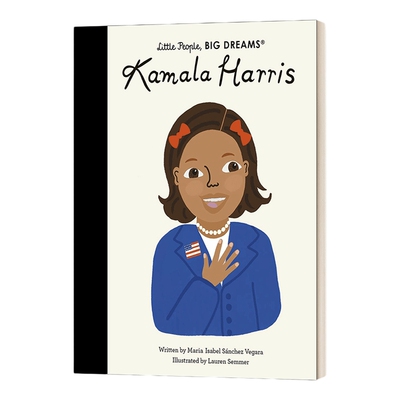英文原版 Kamala Harris 小人物 大梦想 卡玛拉 哈里斯 精装 英文版 进口英语原版书籍