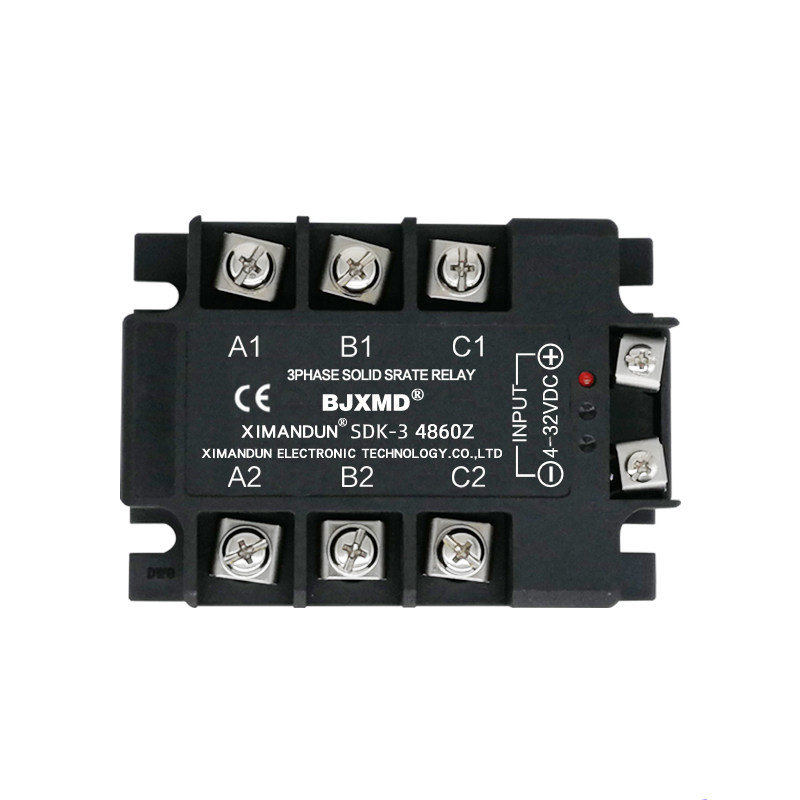 希曼顿三相固态继电器SDK-3 4840Z XMD-3 JGX-3 60A80A100A120A