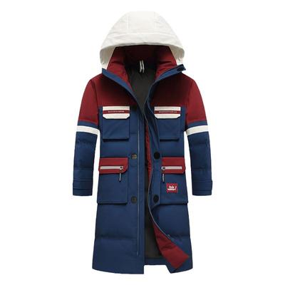 羽绒服长款外套鸭鸭韩版连帽