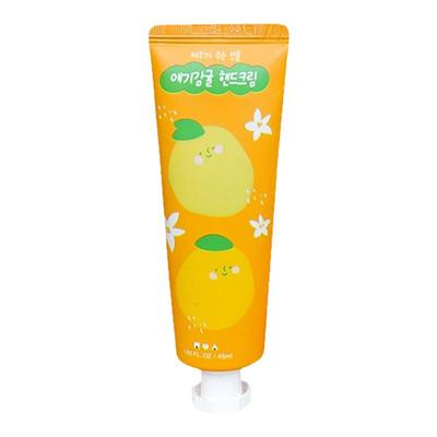 济州岛保湿持久橘子护手霜滋润