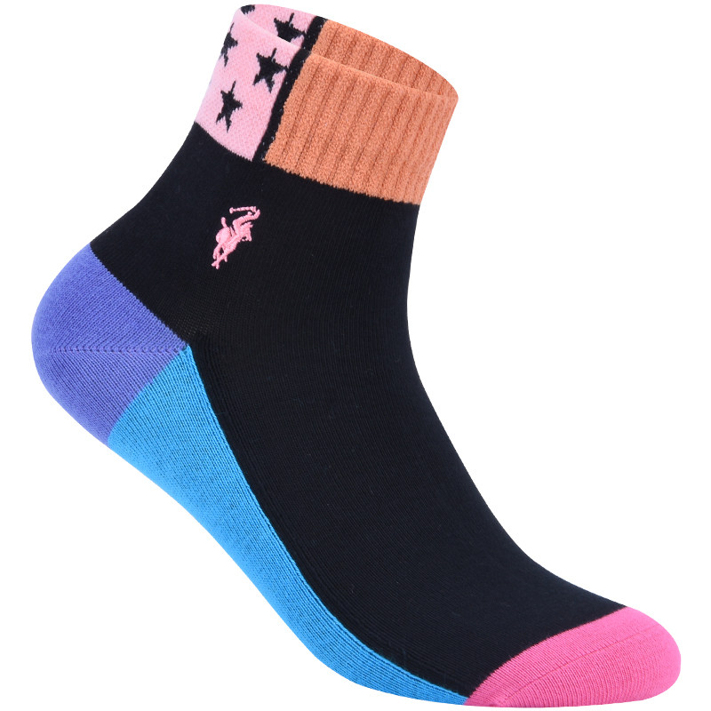 防臭袜子POLO纯棉秋冬款保暖女士
