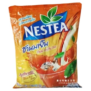 泰国711雀巢奶茶NESTA 429g速溶免煮泰奶茶粉橘色红奶茶粉柠檬茶