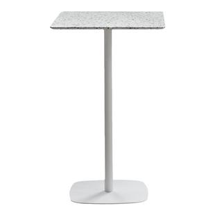 北欧水磨石吧台桌阳台高脚桌休闲正方桌商用酒吧桌椅组合洽谈桌子