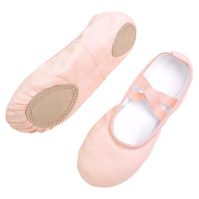 舞蹈鞋儿童女童练功鞋中国舞帆布