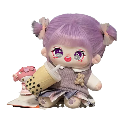 棉花娃娃现货20cm正版套装礼物