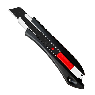 德稳美工刀大号18mm加厚壁纸裁纸墙纸刀工业级包胶耐用工具刀架