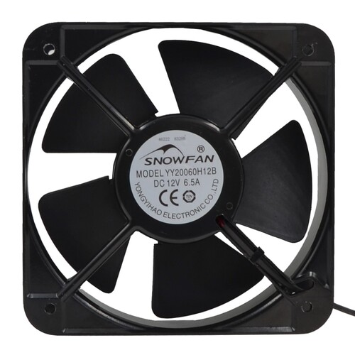 SNOWFAN20CM20060直流大风力滚珠散热风扇12V24V48V机柜轴流风机