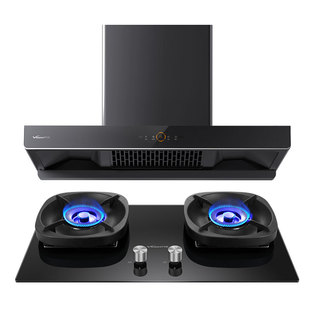 万和X536抽油烟机燃气灶套餐欧式烟机灶具套装套装抽灶热三件套