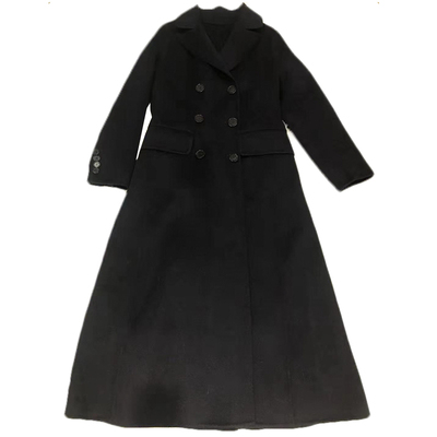 D家双面羊绒大衣长款显廋