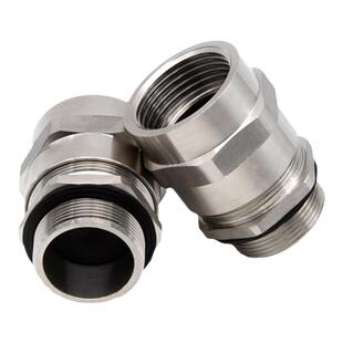 304ss不锈钢内外丝线缆防水格兰单孔多孔型M-F接管式电缆密封接头