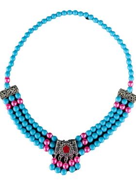 蒙古族串珠跳舞儿童女士发饰