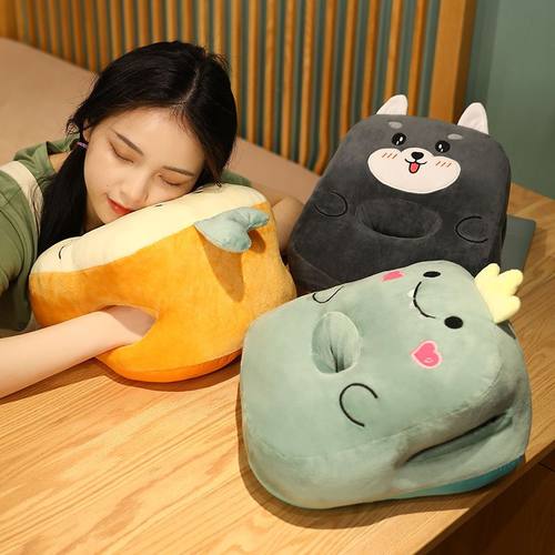 新品 夏季冰丝午睡枕趴睡抱枕透气办公室多功能睡觉午休神器趴趴