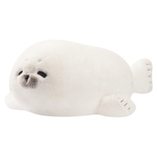 国家自然博物馆海豹毛绒玩偶抱枕毯子二合一办公室午睡情人节礼物