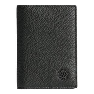 【礼物】dunhill登喜路男士黑色/赛车绿色 Burlington 名片盒