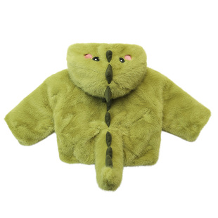 儿童恐龙演出服2025新款毛绒卡通造型舞台表演服可爱动物扮演服装